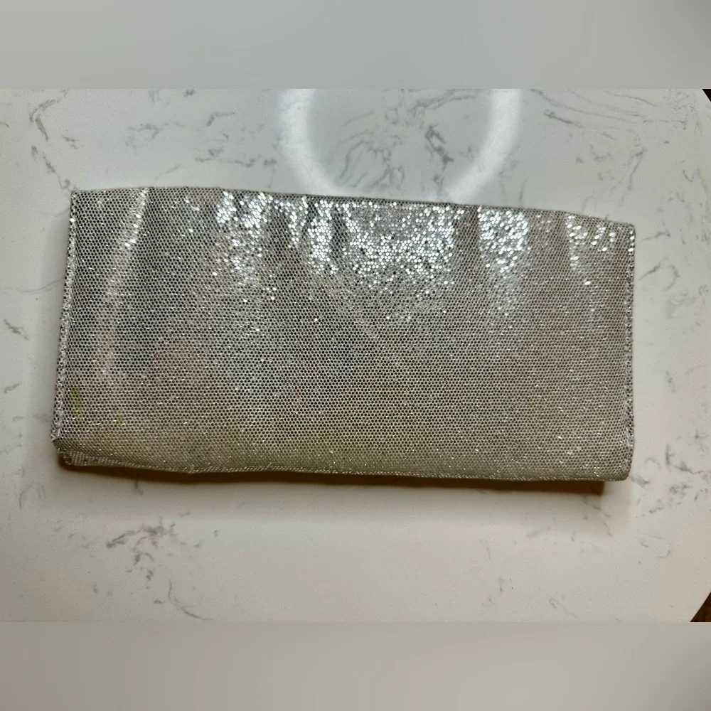 Victoria's Secret Glittering Silver Clutch